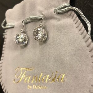 Fantasia by desert Cubic Zirconia drop earrings